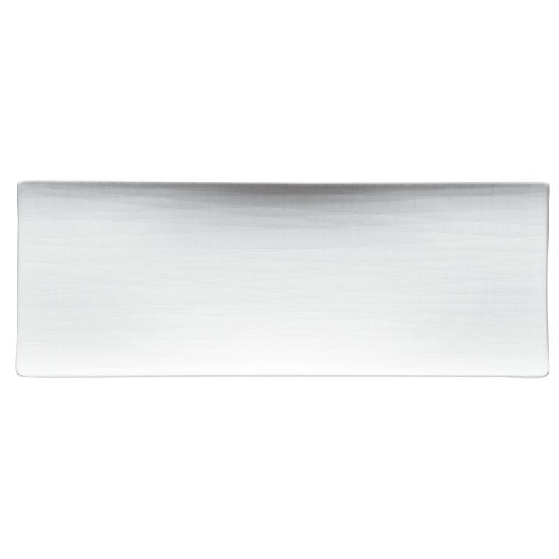 Piatto 34 x 13 cm Mesh Bianco - Rosenthal