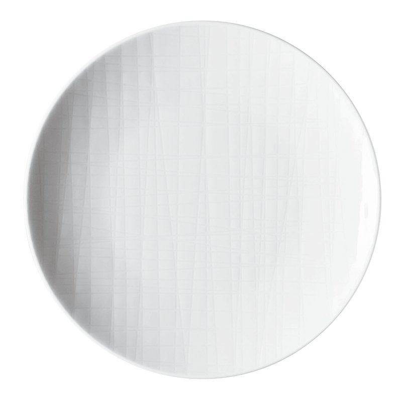 Piatto Piano 27,4 cm Mesh Bianco - Rosenthal