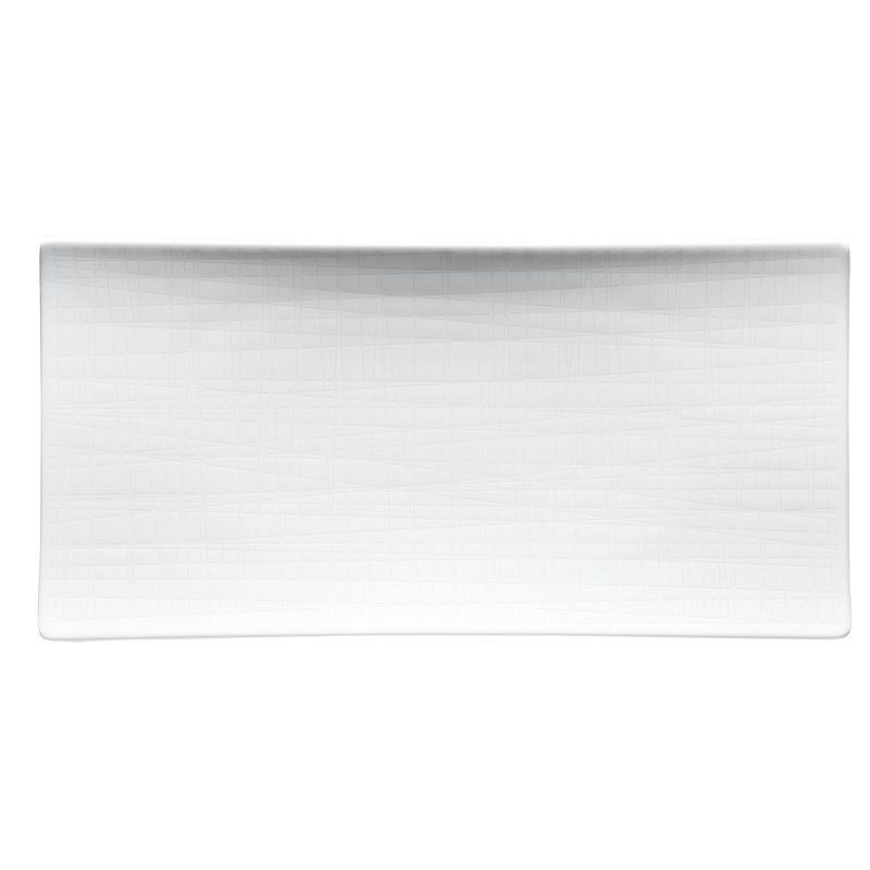 Piatto 26,2 x 13 cm Mesh Bianco - Rosenthal