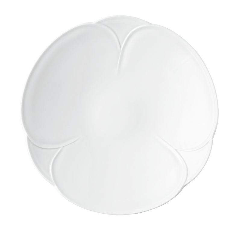 Piatto Fondo Fiore 23,6 cm Bloom Snow - Rosenthal