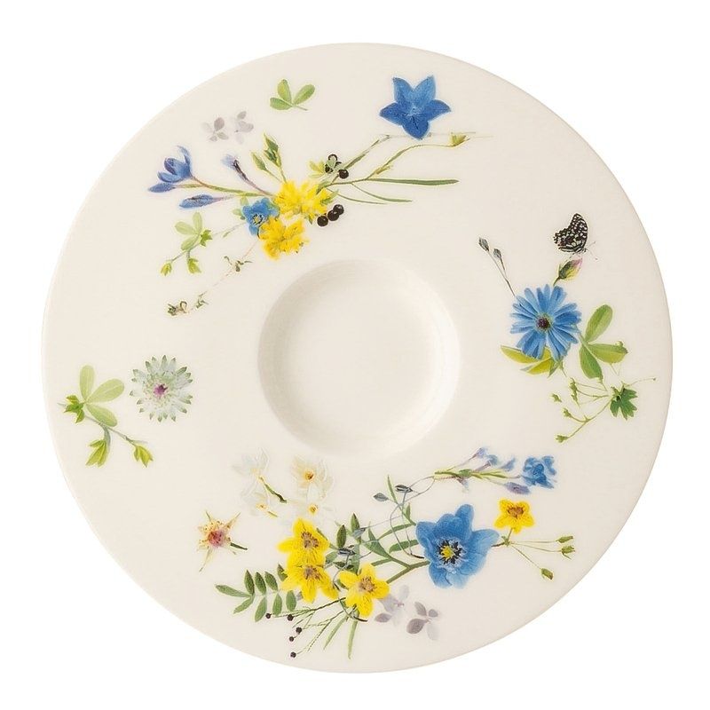 Piattino Tazza Espresso Fleurs des Alpes Brillance - Rosenthal