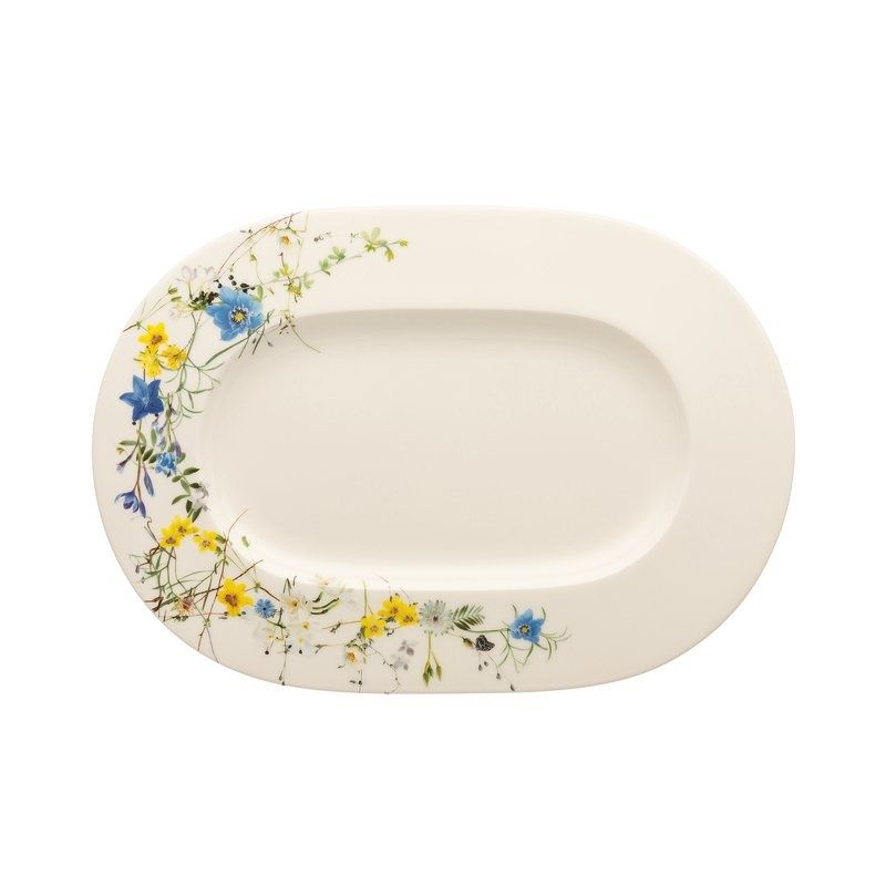 Piatto Ovale 34 cm Fleurs des Alpes Brillance - Rosenthal