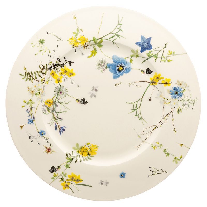 Piatto Segnaposto con Falda 33 cm Fleurs des Alpes Brillance - Rosenthal