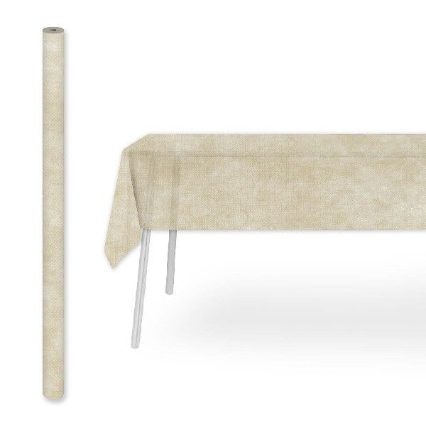 Tovaglia Rotolo Airspun Sabbia 1,2x5 m - 20 Pezzi - Pack Service