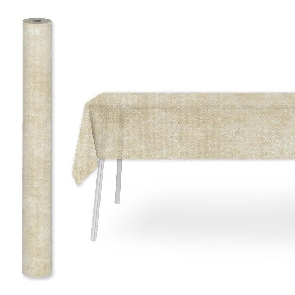 Tovaglia Rotolo Airspun Sabbia 1,2x25 m - 4 Pezzi - Pack Service