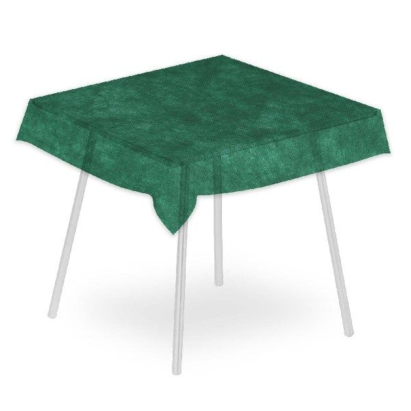Tovaglia Airspun Verde 120x120 cm - 100 Pezzi - Pack Service