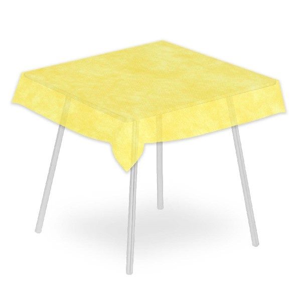 Tovaglia Airspun Giallo 120x120 cm - 100 Pezzi - Pack Service