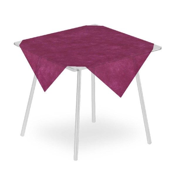 Tovaglia Airspun Bordeaux 100x100 cm - 100 Pezzi - Pack Service