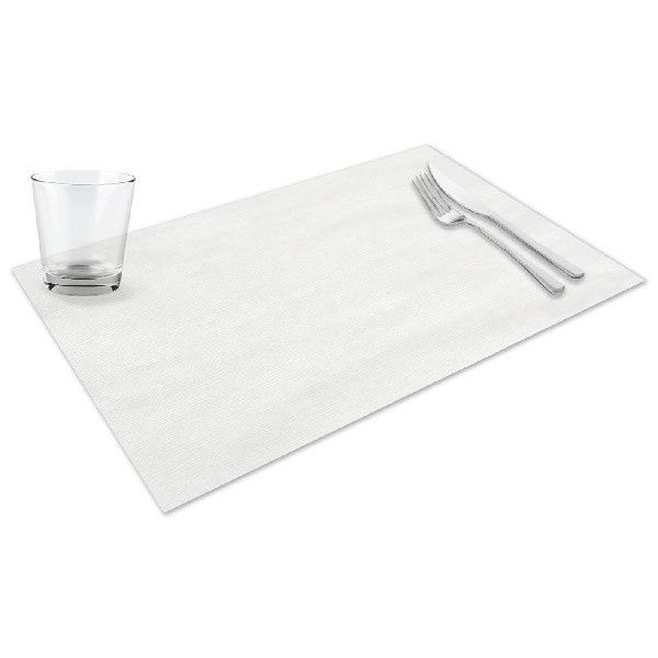 Tovaglietta ONDA Bianco 30x48 cm - 400 Pezzi - Pack Service