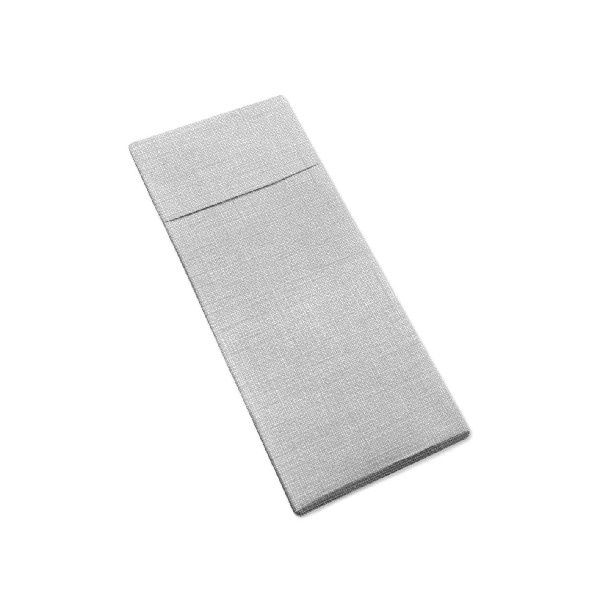 Tovagliolo con tasca Ella Perla 44x32 - 600 Pezzi - Pack Service