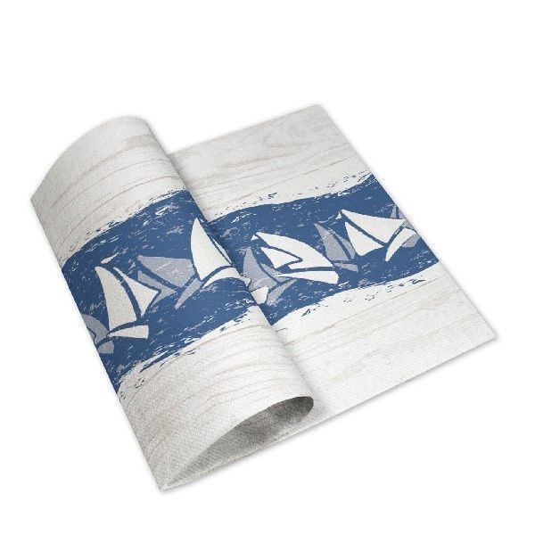 Tovagliolo Barche 40x40 cm - 800 Pezzi - Pack Service
