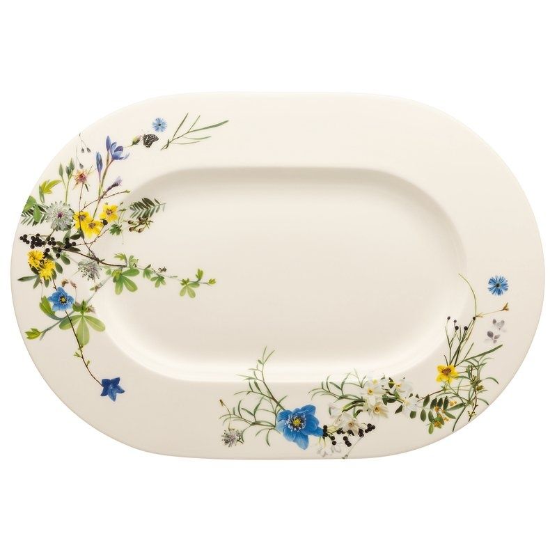 Piatto Ovale 41 cm Fleurs des Alpes Brillance - Rosenthal