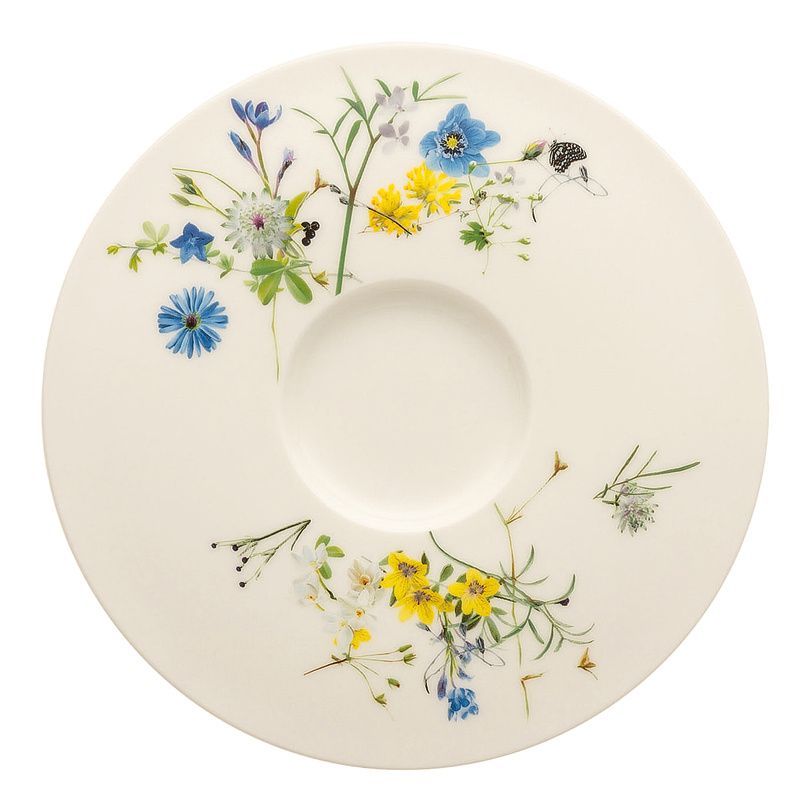 Piattino Tazza Brodo Fleurs des Alpes Brillance - Rosenthal