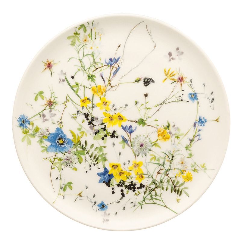Piatto Piano 18 cm Fleurs des Alpes Brillance - Rosenthal