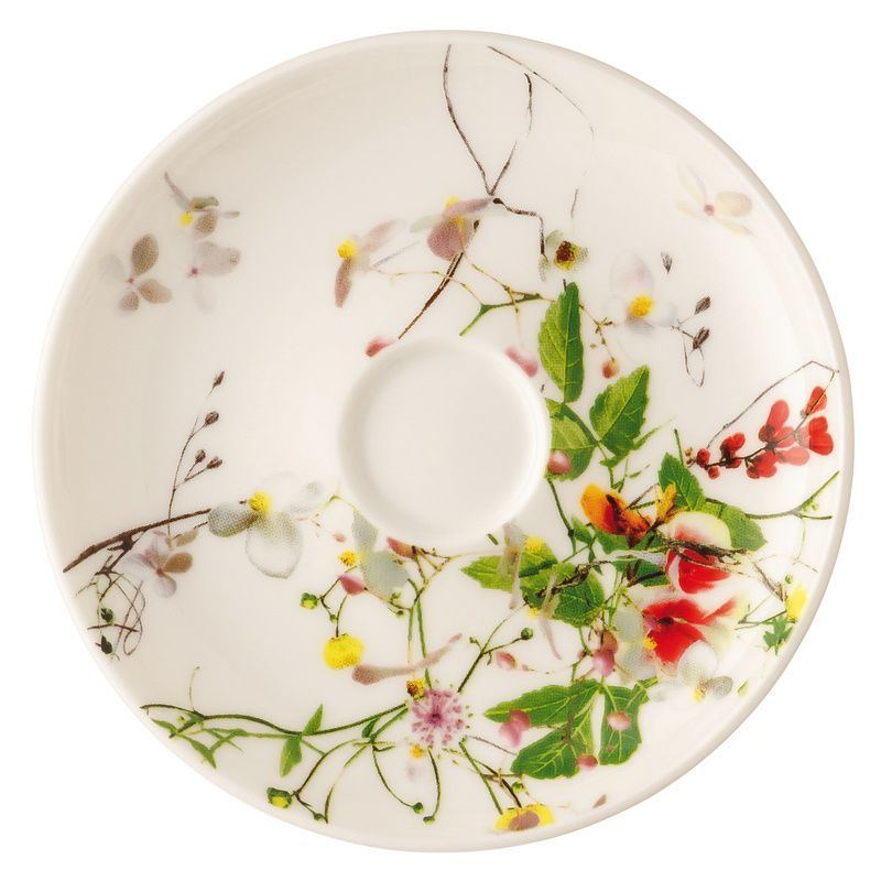 Piattino Espresso Coupe Fleurs Sauvages Brillance - Rosenthal