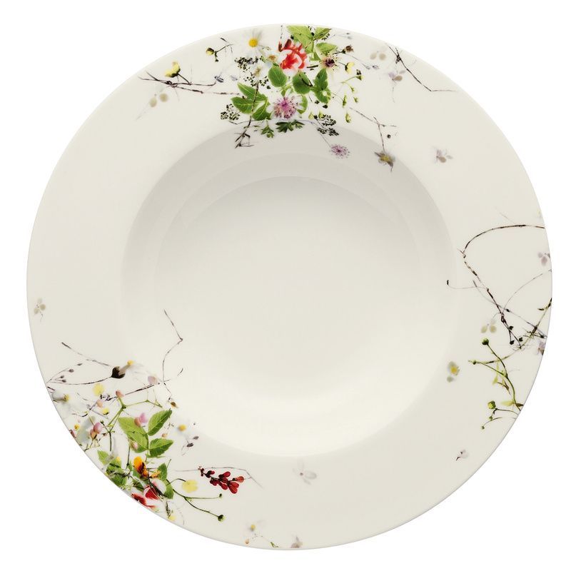 Piatto Fondo con Falda 23 cm Fleurs Sauvages Brillance - Rosenthal