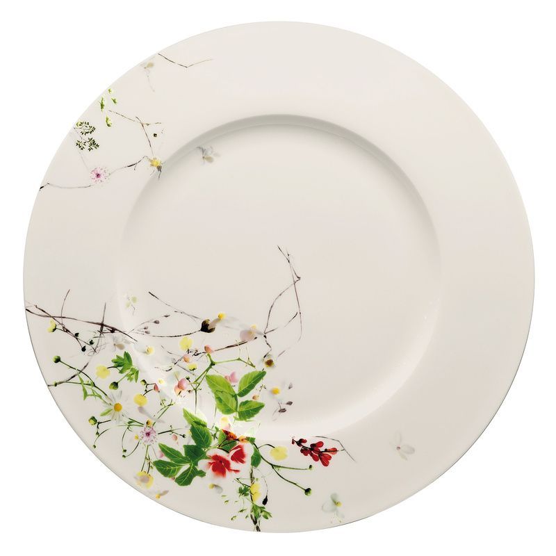 Piatto Segnaposto con Falda 33 cm Fleurs Sauvages Brillance - Rosenthal