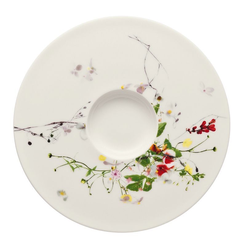 Piattino Tazza Tè Cappuccino Fleurs Sauvages Brillance - Rosenthal