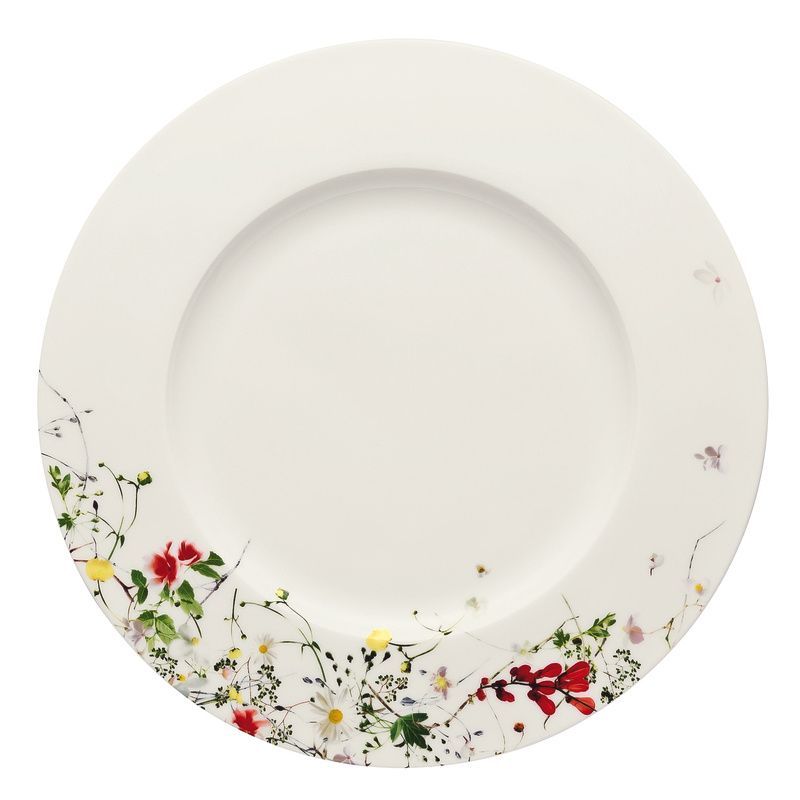 Piatto Piano con Falda 28 cm Fleurs Sauvages Brillance - Rosenthal
