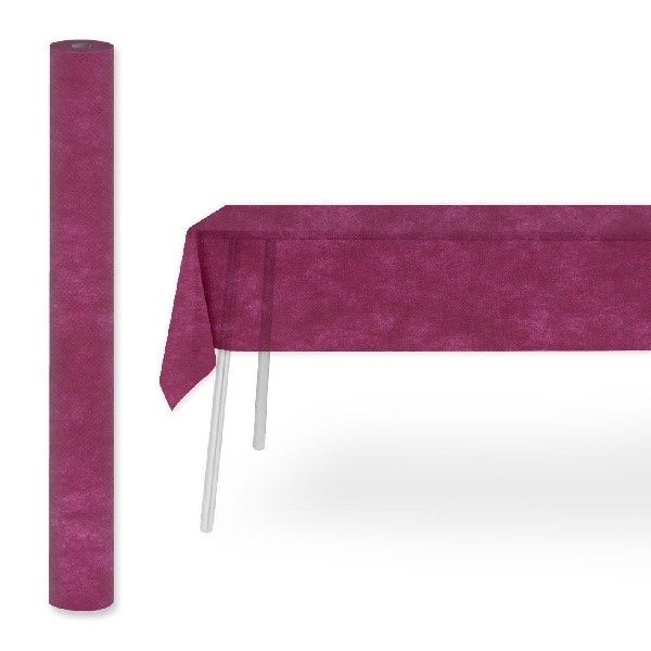 Tovaglia Rotolo Airspun Bordeaux 1,2x25 m - 4 Pezzi - Pack Service