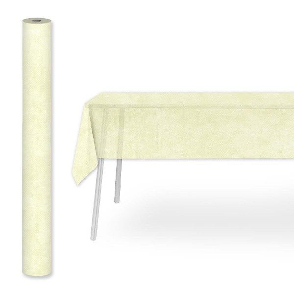 Tovaglia Rotolo Airspun Crema 1,2x25 m - 4 Pezzi - Pack Service