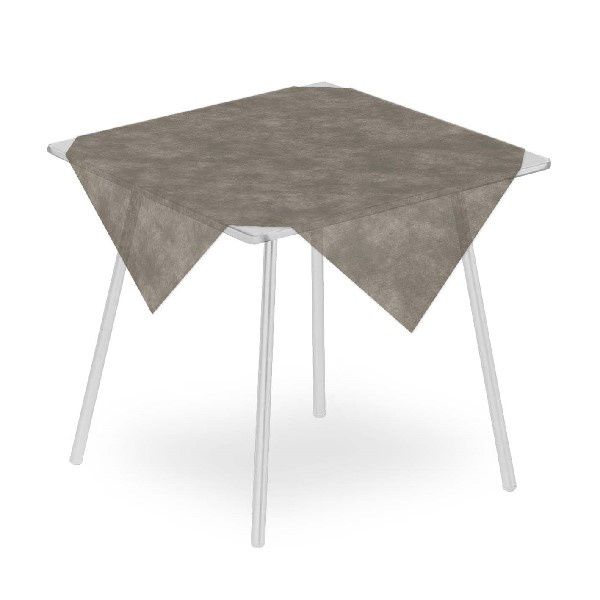 Tovaglia Airspun Creta 100x100 cm - 100 Pezzi - Pack Service