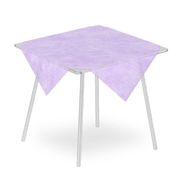 Tovaglia Airspun Lilla 100x100 cm - 100 Pezzi - Pack Service