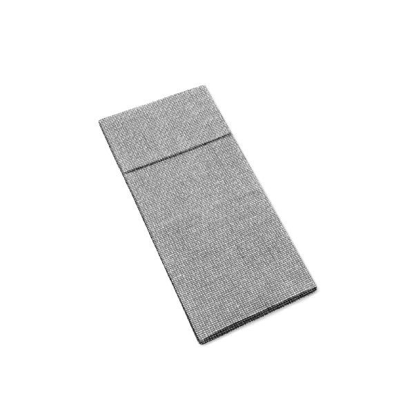 Tovagliolo Iuta Grigio con tasca 40x32 - 1200 Pezzi - Pack Service
