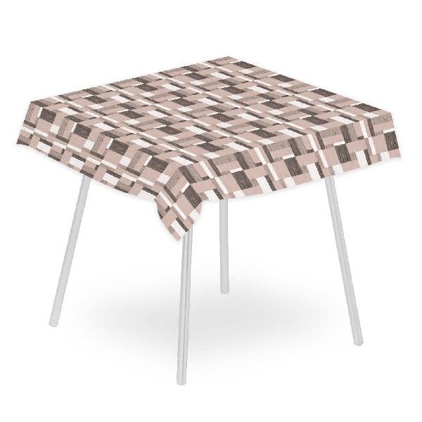Tovaglia Kuadra Nocciola 120x120 cm - 100 Pezzi - Pack Service