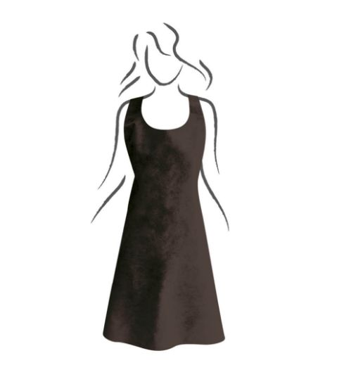 Grembiule Nero in TNT 82x100 - 250 Pezzi - Pack Service