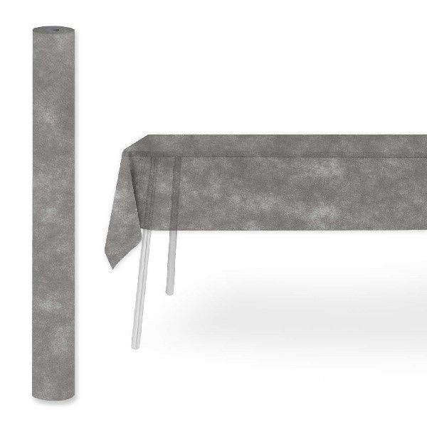 Tovaglia Rotolo Airspun Grigio 1,2x25 m - 4 Pezzi - Pack Service