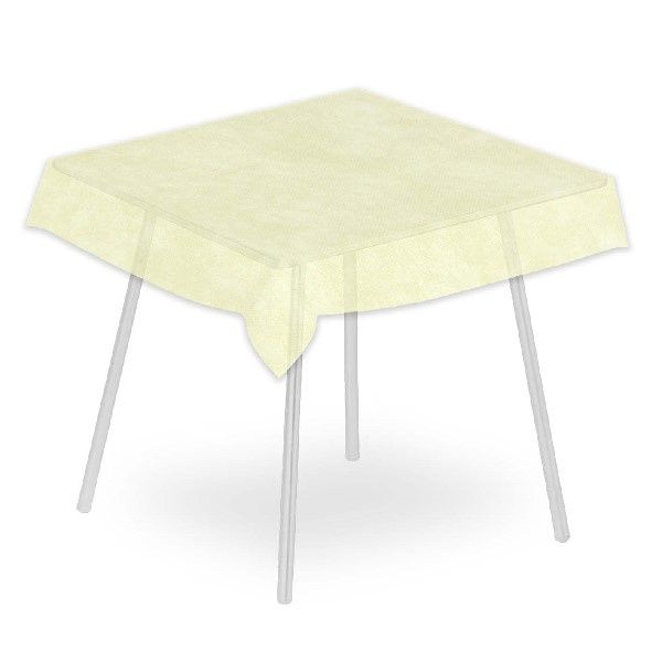 Tovaglia Airspun Crema 120x120 cm - 100 Pezzi - Pack Service