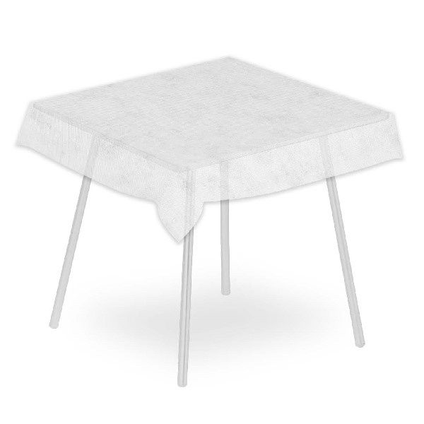 Tovaglia Airspun Bianco 120x120 cm - 100 Pezzi - Pack Service