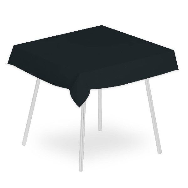 Tovaglia nera 120x120 cm - 100 Pezzi - Pack Service