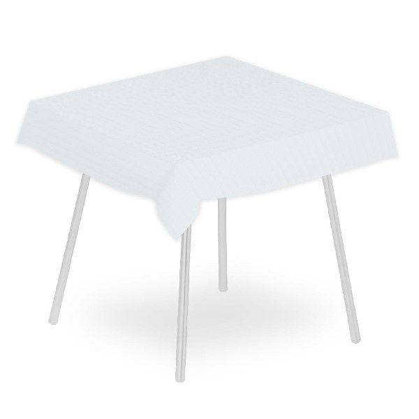 Tovaglia Herry Bianco 120x120 cm - 100 Pezzi - Pack Service