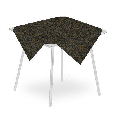 Tovaglia Victoria Nero 100x100 cm - 100 Pezzi - Pack Service