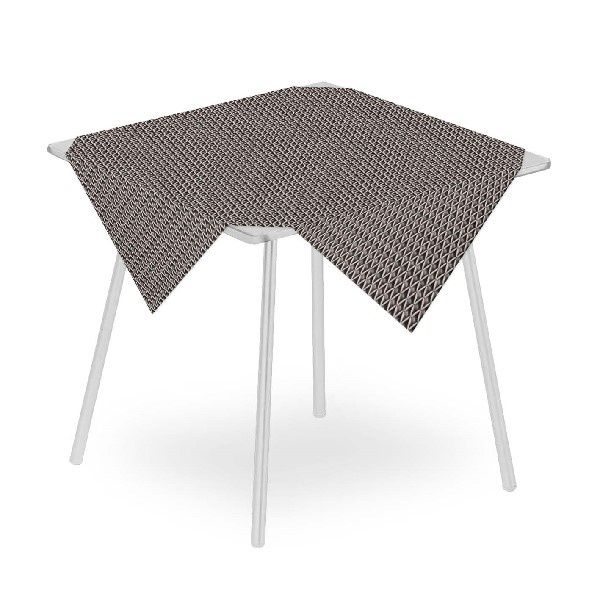 Tovaglia Vivy Moka 100x100 cm - 100 Pezzi - Pack Service