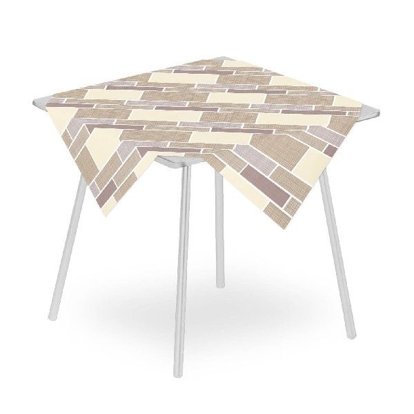 Tovaglia Urban Cacao 100x100 cm - 100 Pezzi - Pack Service
