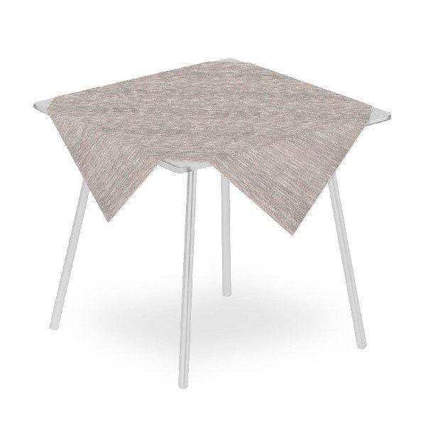 Tovaglia Melange Moka 100x100 cm - 100 Pezzi - Pack Service