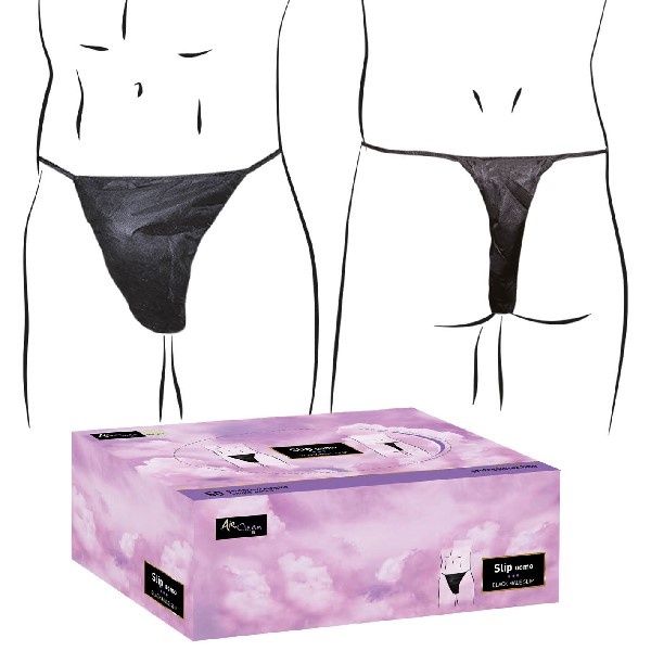 Slip Uomo TNT Nero Monouso - 500 Pezzi - Pack Service