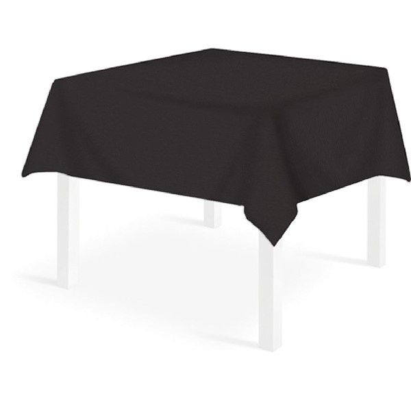 Tovaglia Monolin Nero 150x150 cm - 12 Pezzi - Pack Service
