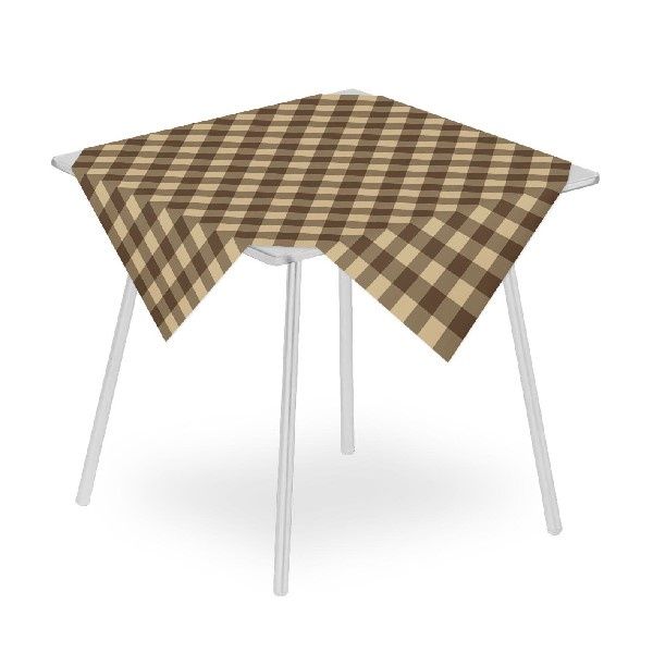 Tovaglia Rifugio Natural 100x100 cm - 100 Pezzi - Pack Service
