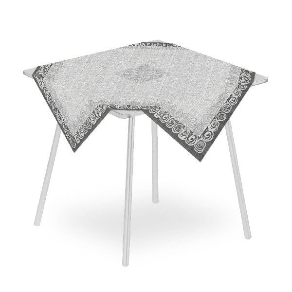 Tovaglia Rossella Nero 100x100 cm - 100 Pezzi - Pack Service