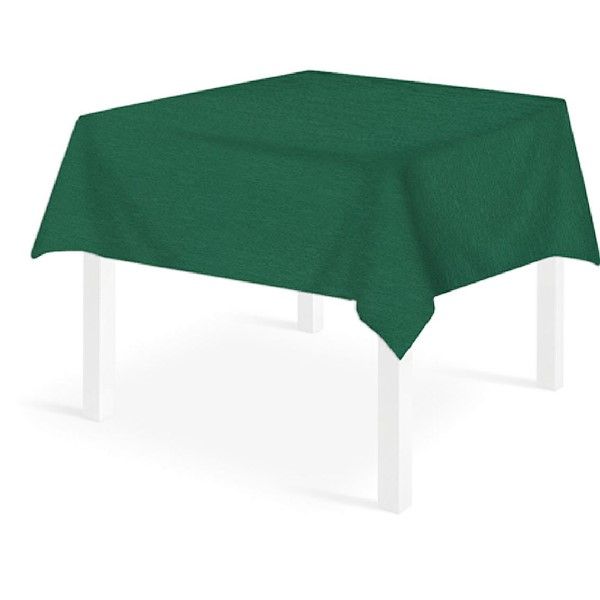 Tovaglia Monolin Verde 150x150 cm - 12 Pezzi - Pack Service
