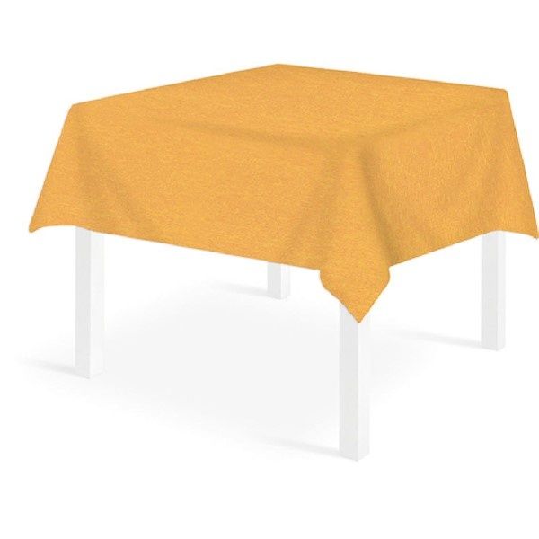 Tovaglia Monolin Giallo 150x150 cm - 12 Pezzi - Pack Service