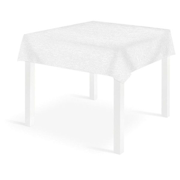 Tovaglia Monolin Bianco 120x120 cm - 12 Pezzi - Pack Service