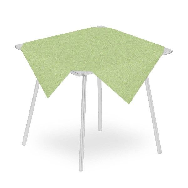 Tovaglia Fabric Verde 100x100 cm - 100 Pezzi - Pack Service