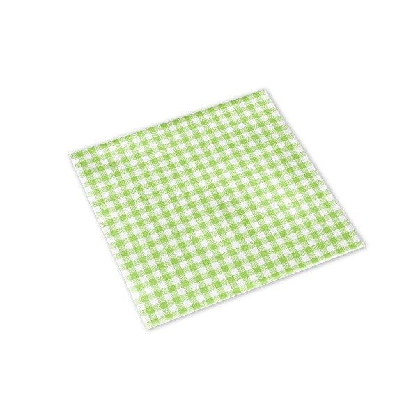 Tovagliolo Vichy Mela 33x33 cm - 1200 Pezzi - Pack Service