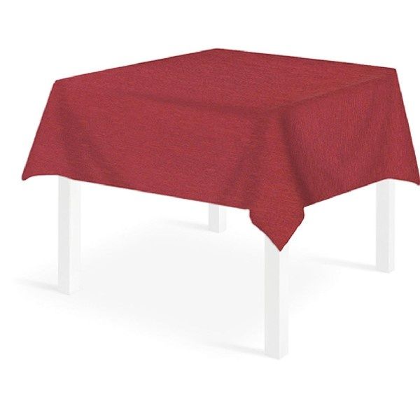 Tovaglia Monolin Bordeaux 150x150 cm - 12 Pezzi - Pack Service