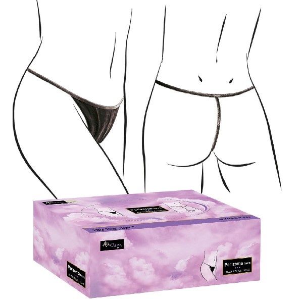 Perizoma Donna TNT Nero Monouso - 1000 Pezzi - Pack Service